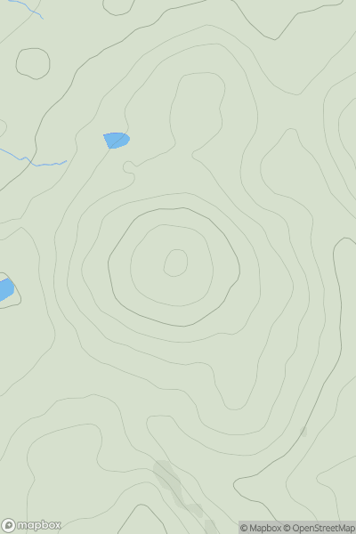 Thumbnail image for Warth Hill [Lake District S] showing contour plot for surrounding peak